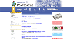 Desktop Screenshot of comune.pontedassio.im.it